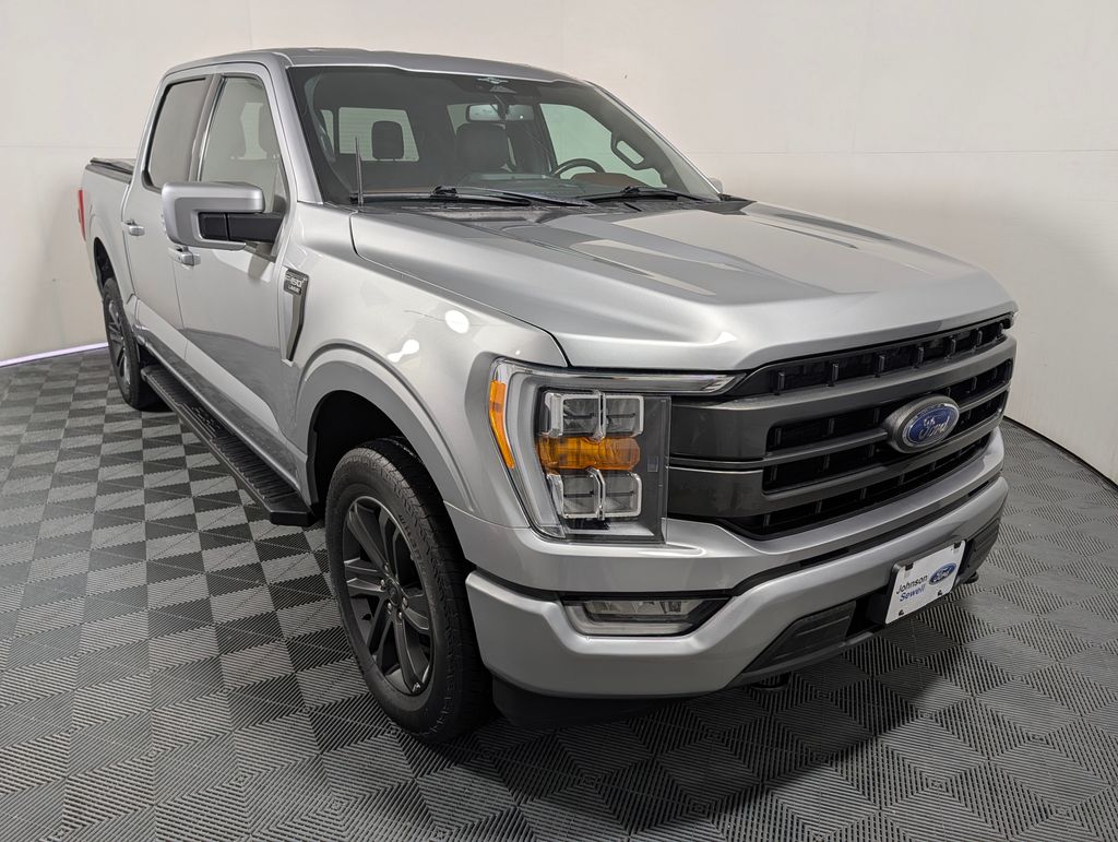 Iconic Silver Metallic 2023 Ford F-150 Pickup Truck Four-Wheel Drive Automatic