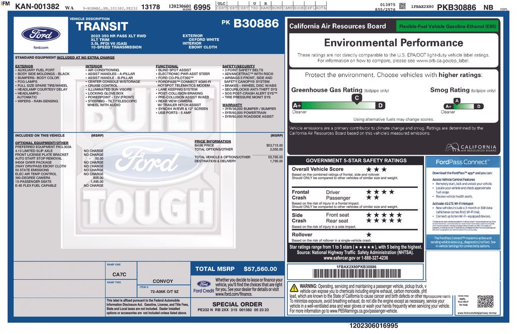 2023 Ford Transit-350 Passenger Van XLT