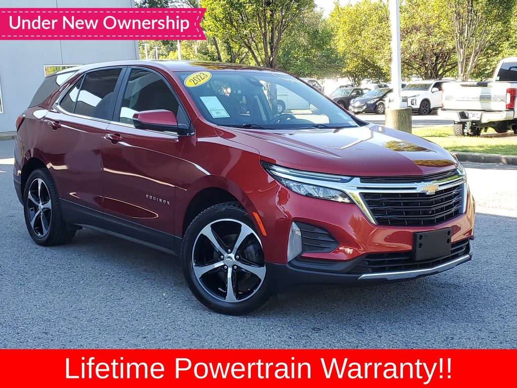 Radiant Red 2023 Chevrolet Equinox SUV / Crossover Four-Wheel Drive 6-Speed Automatic Overdrive