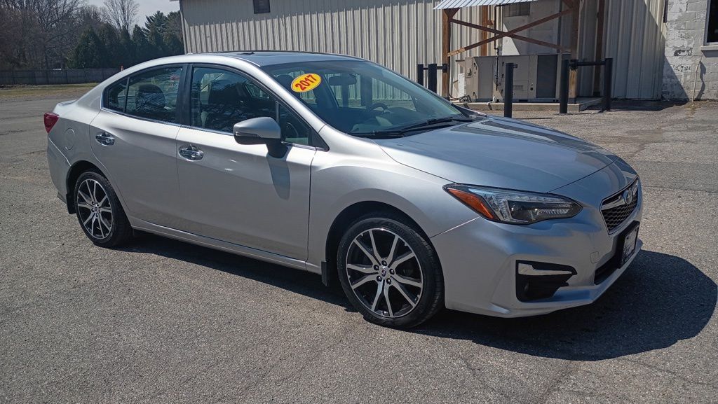 Ice Silver Metallic 2017 Subaru Impreza 2.0i Limited Sedan All-Wheel Drive Continuously Variable Transmission