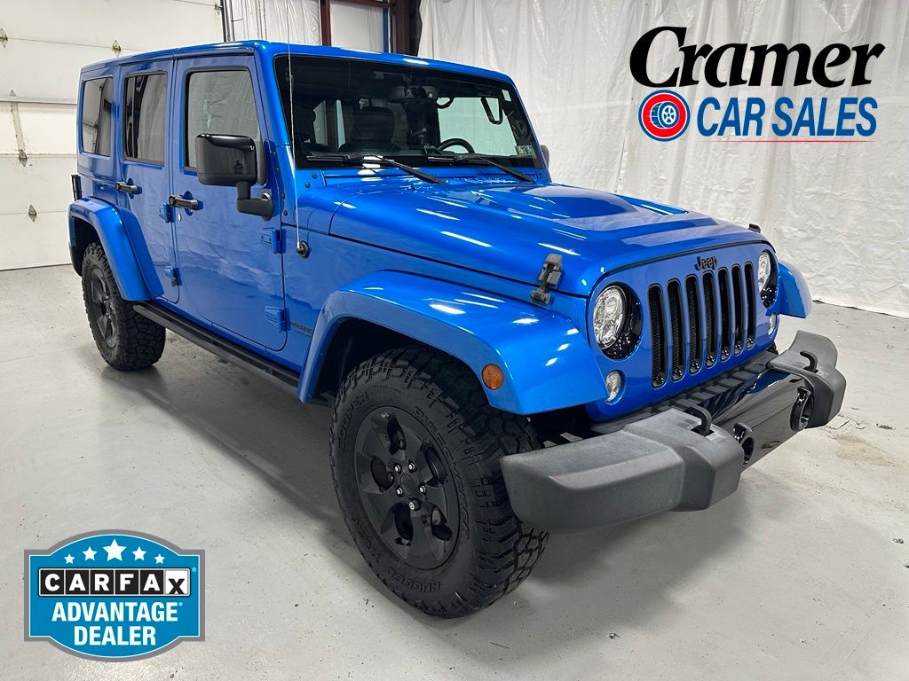 Hydro Blue Pearl Coat 2015 Jeep Wrangler SUV / Crossover Four-Wheel Drive 6-Speed Manual