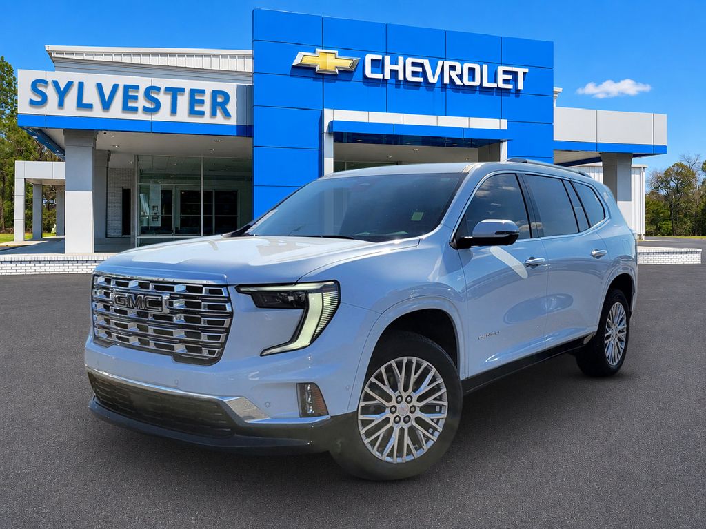 Glacier White Tricoat 2026 GMC Acadia SUV / Crossover Front-Wheel Drive 8-Speed Automatic