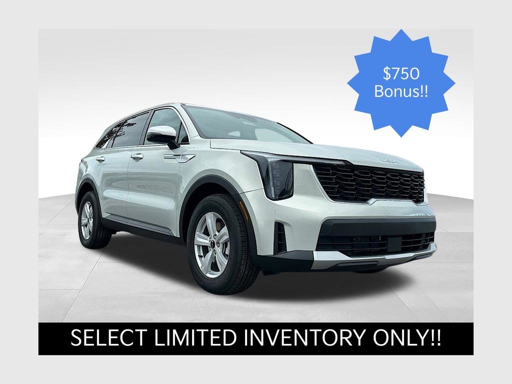 White (Ivory Silver) 2026 Kia Sorento LX FWD SUV / Crossover Front-Wheel Drive 8-Speed Automatic