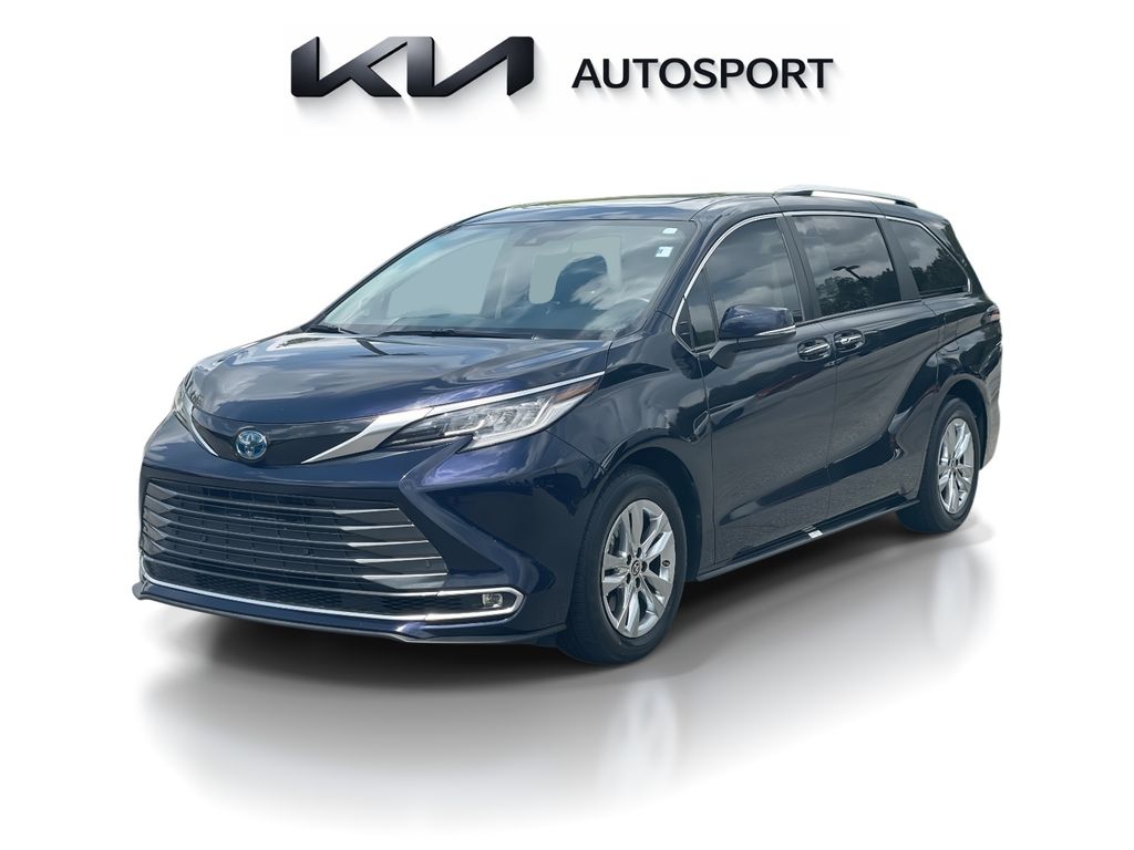 Gray 2023 Toyota Sienna Limited 7-Passenger FWD Minivan Front-Wheel Drive Continuously Variable Transmission
