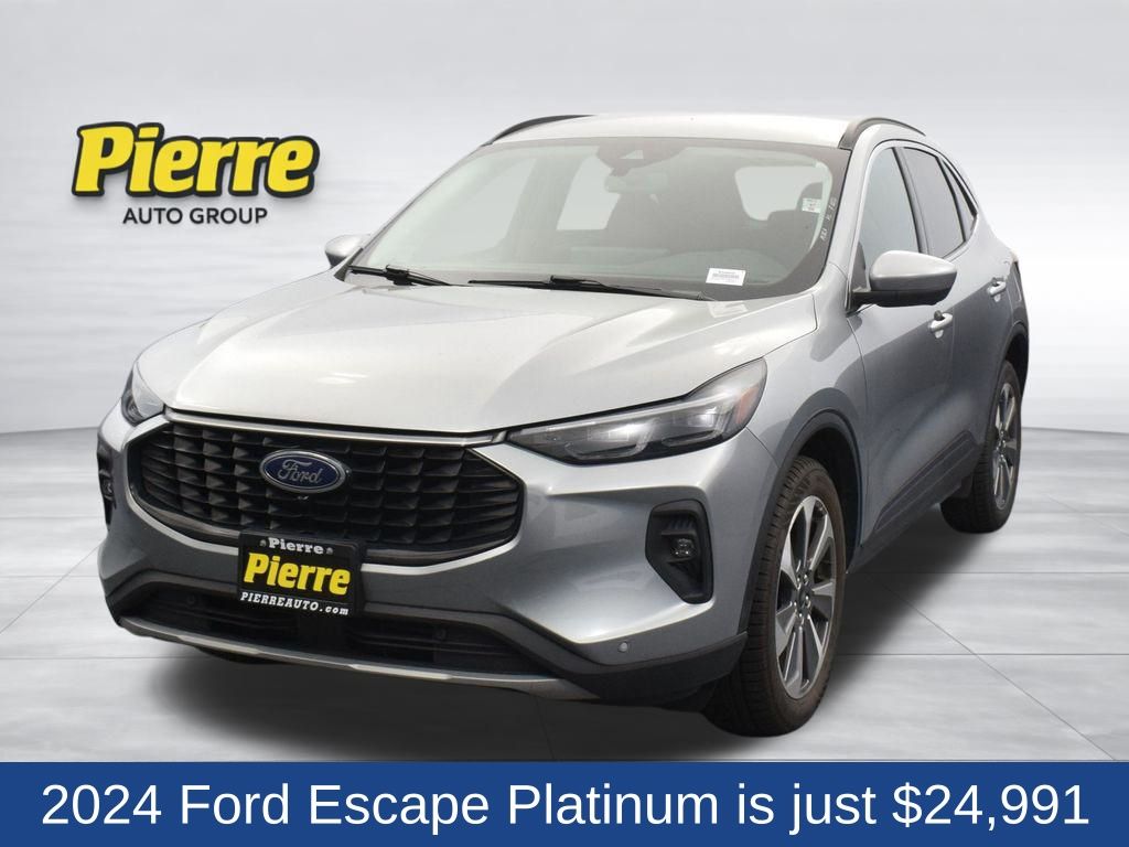 Silver 2024 Ford Escape Platinum AWD SUV / Crossover All-Wheel Drive 8-Speed Automatic
