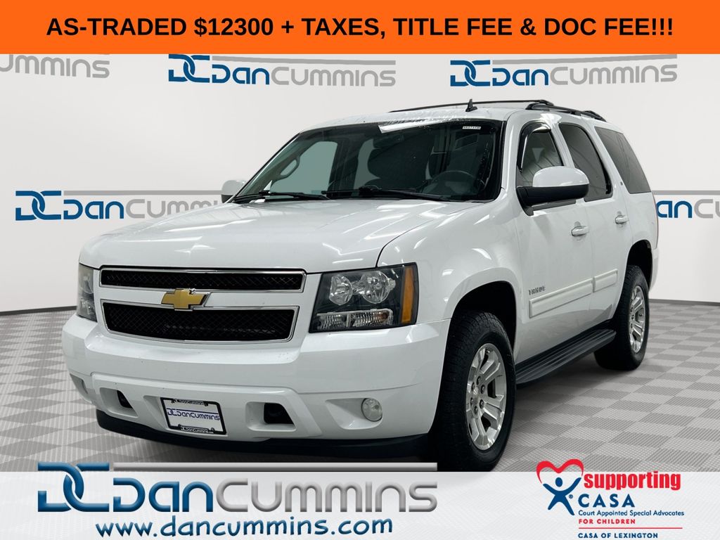 Summit White 2013 Chevrolet Tahoe SUV / Crossover Four-Wheel Drive 6-Speed Automatic Overdrive
