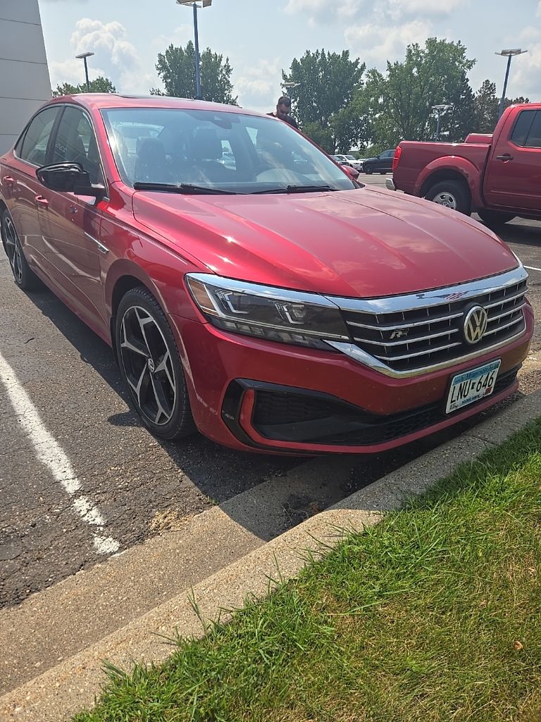 2020 Red Metallic Volkswagen Passat 2.0T R-Line FWD Sedan
