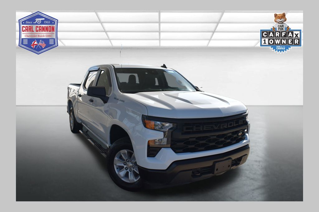 Summit White 2024 Chevrolet Silverado 1500 Pickup Truck 4X2 8-Speed Automatic