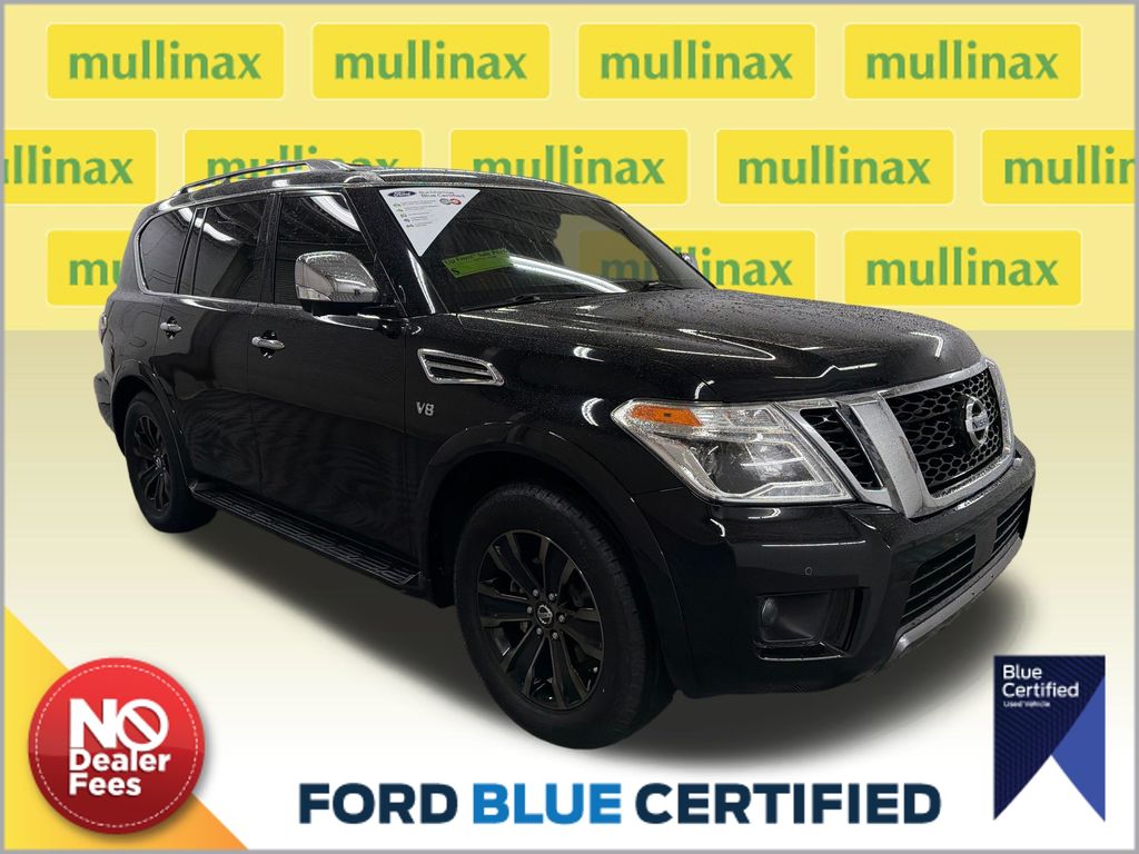 Super Black 2019 Nissan Armada Platinum RWD SUV / Crossover 4X2 7-Speed Automatic