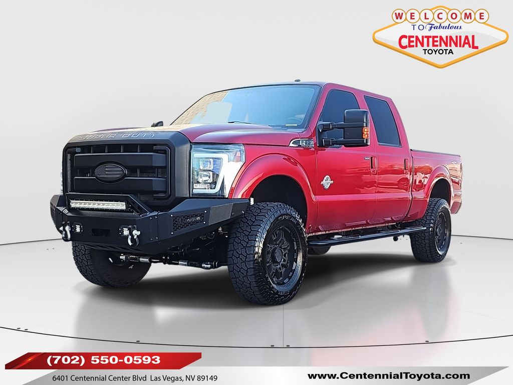 Ruby Red Metallic 2015 Ford F-350 Super Duty Pickup Truck Four-Wheel Drive 6-Speed Automatic