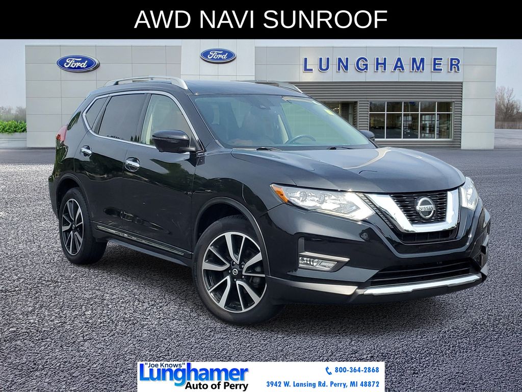 Gray (Magnetic Black Pearl) 2019 Nissan Rogue SUV / Crossover All-Wheel Drive Continuously Variable Transmission
