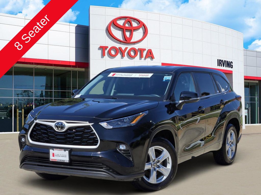 Midnight Black Metallic 2024 Toyota Highlander SUV / Crossover Front-Wheel Drive 8-Speed Automatic