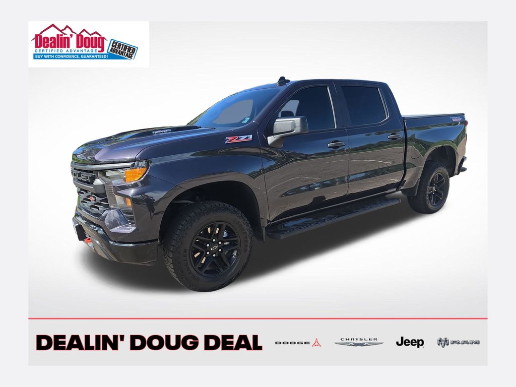 Dark Ash Metallic 2024 Chevrolet Silverado 1500 Pickup Truck Four-Wheel Drive 8-Speed Automatic