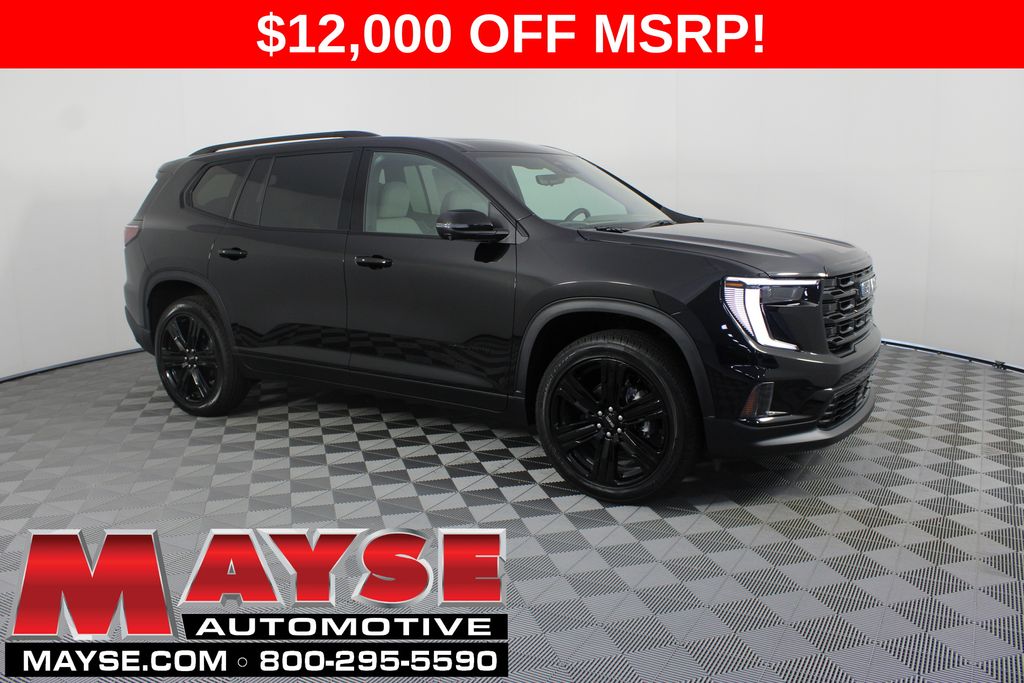 Black (Ebony Twilight Metallic) 2026 GMC Acadia SUV / Crossover Four-Wheel Drive 8-Speed Automatic