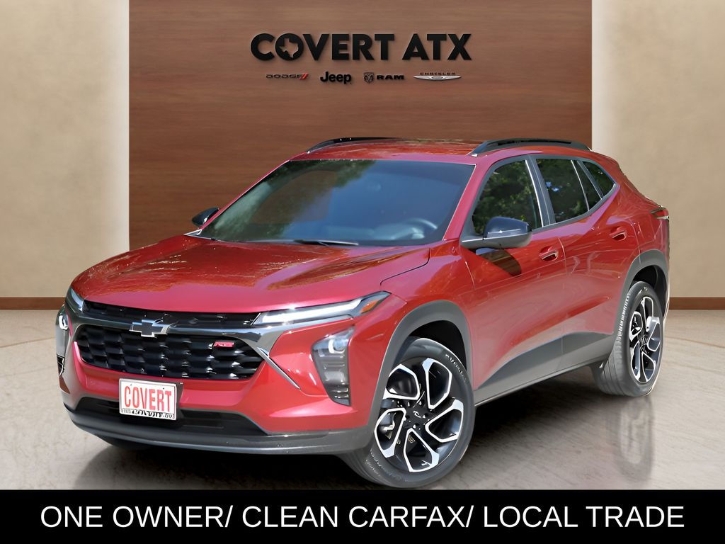 Red (Crimson) 2025 Chevrolet Trax SUV / Crossover Front-Wheel Drive 6-Speed Automatic