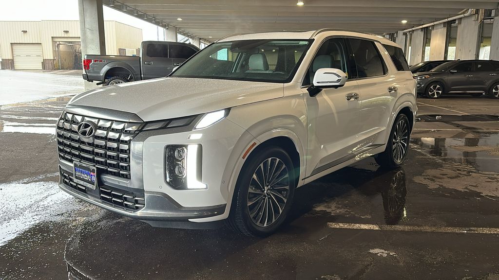 2023 Hyundai Palisade Calligraphy White at Baytown Hyundai