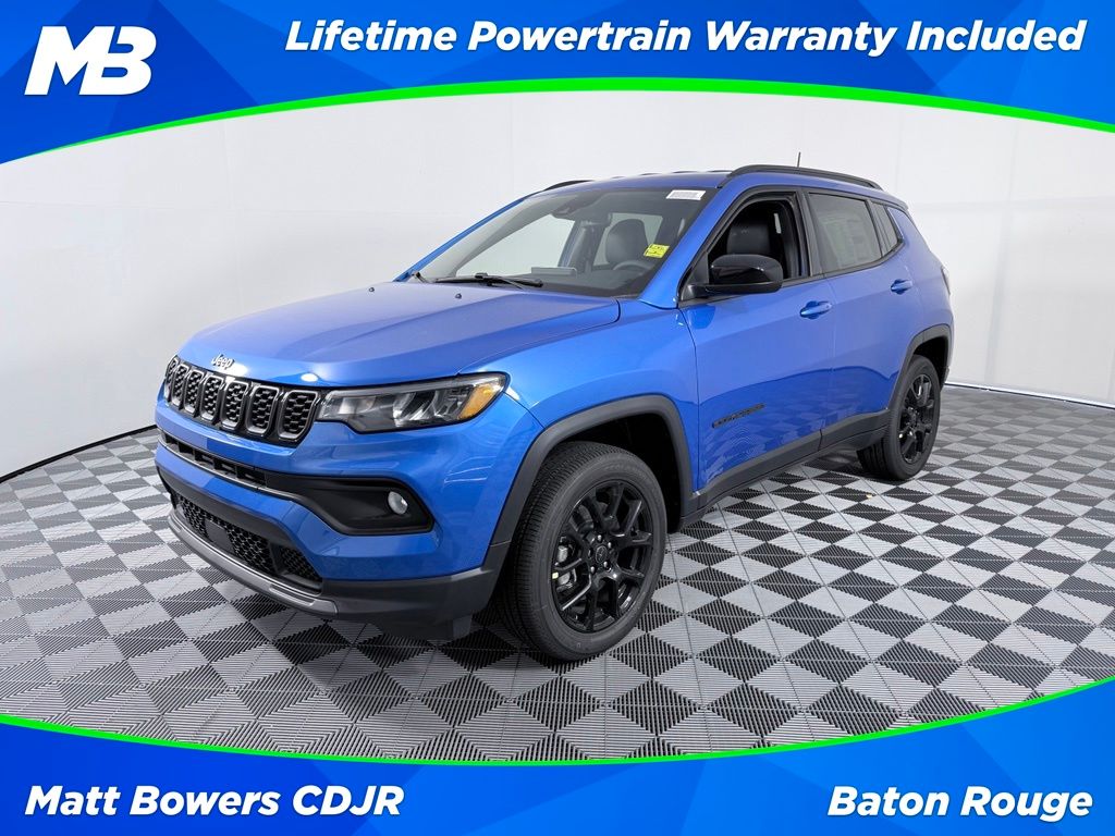 Hydro Blue Pearlcoat 2026 Jeep Compass SUV / Crossover Four-Wheel Drive 8-Speed Automatic
