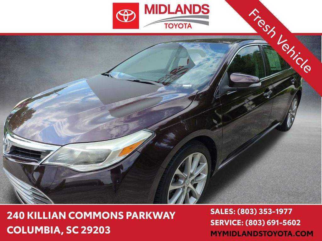 Red (Sizzling Crimson Mica) 2014 Toyota Avalon Sedan Front-Wheel Drive 6-Speed Automatic