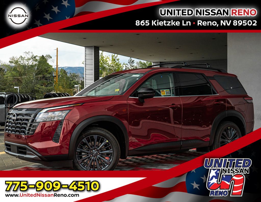 Red (Scarlet Ember Tintcoat) 2026 Nissan Pathfinder SUV / Crossover All-Wheel Drive 9-Speed Automatic