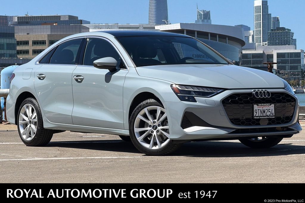 Arrow Gray Pearl Effect 2025 Audi A3 Sedan All-Wheel Drive 7-Speed Automatic