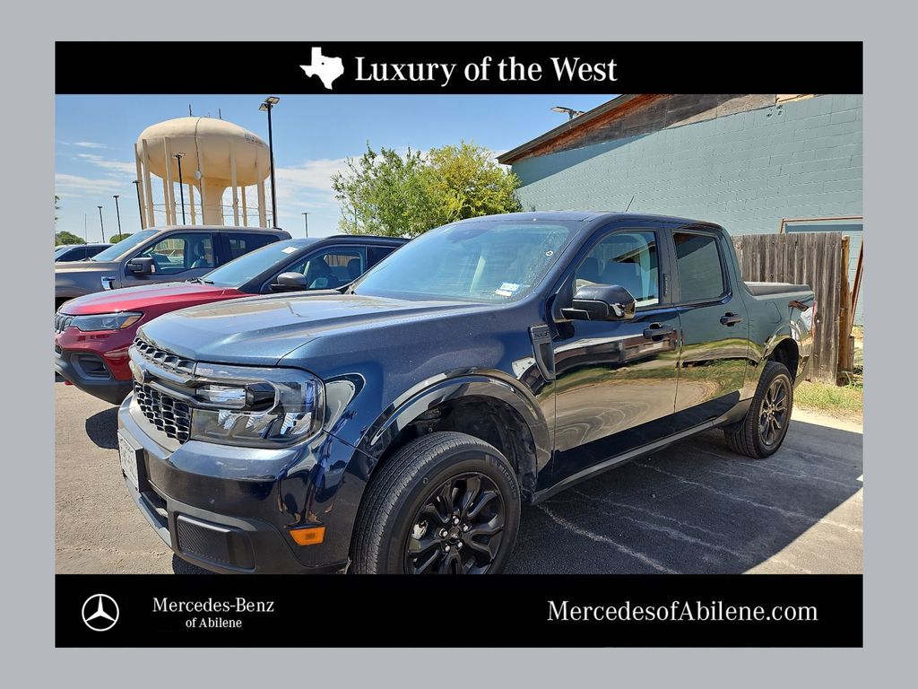 Blue Metallic 2023 Ford Maverick Pickup Truck All-Wheel Drive 8-Speed Automatic