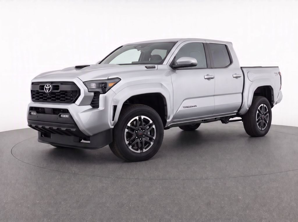Celestial Silver Metallic 2025 Toyota Tacoma Pickup Truck Four-Wheel Drive 8-Speed Automatic