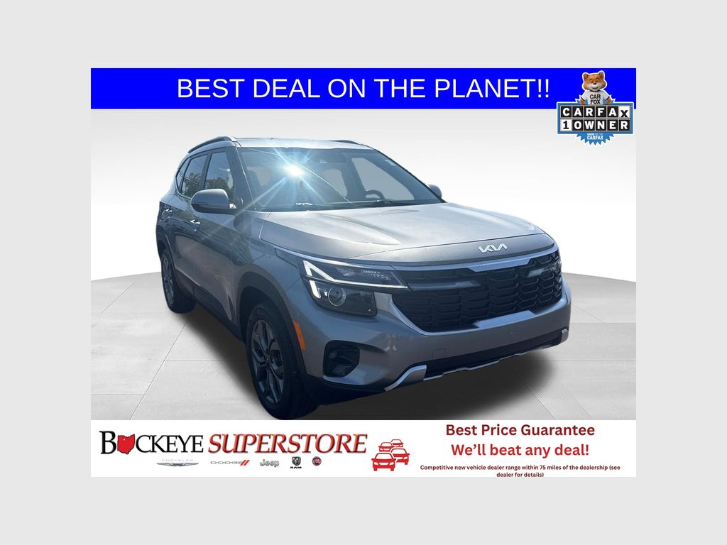 Steel Gray 2024 Kia Seltos SUV / Crossover All-Wheel Drive Continuously Variable Transmission