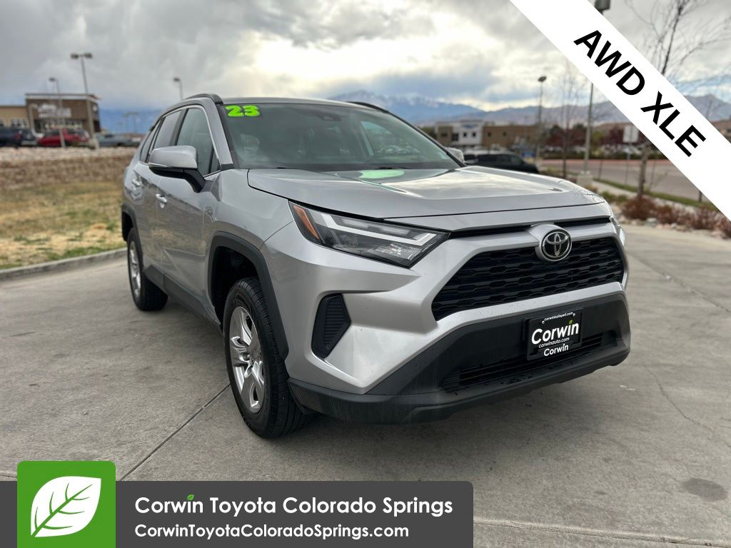 Silver Sky Metallic 2023 Toyota RAV4 XLE AWD SUV / Crossover All-Wheel Drive 8-Speed Automatic