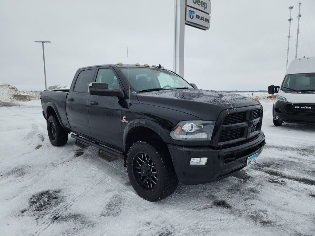 Black Clearcoat 2015 RAM 2500 Laramie Crew Cab 4WD Pickup Truck Four-Wheel Drive 6-Speed Automatic