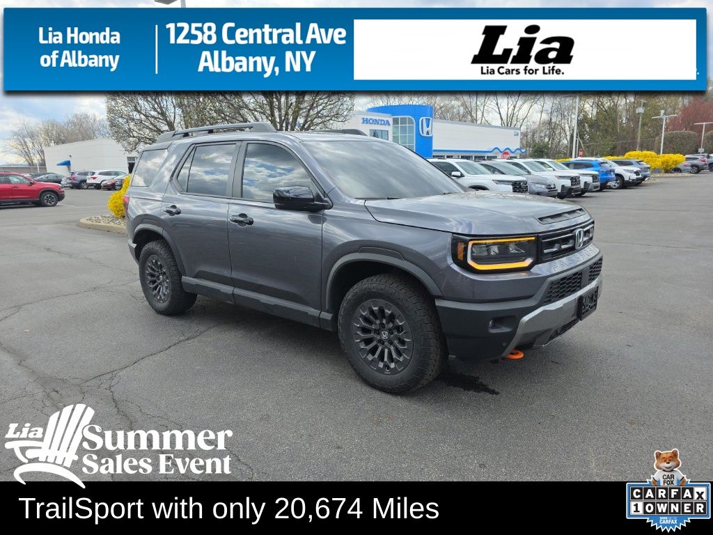 Gray (Modern Steel Metallic) 2026 Honda Passport TrailSport AWD SUV / Crossover All-Wheel Drive Automatic