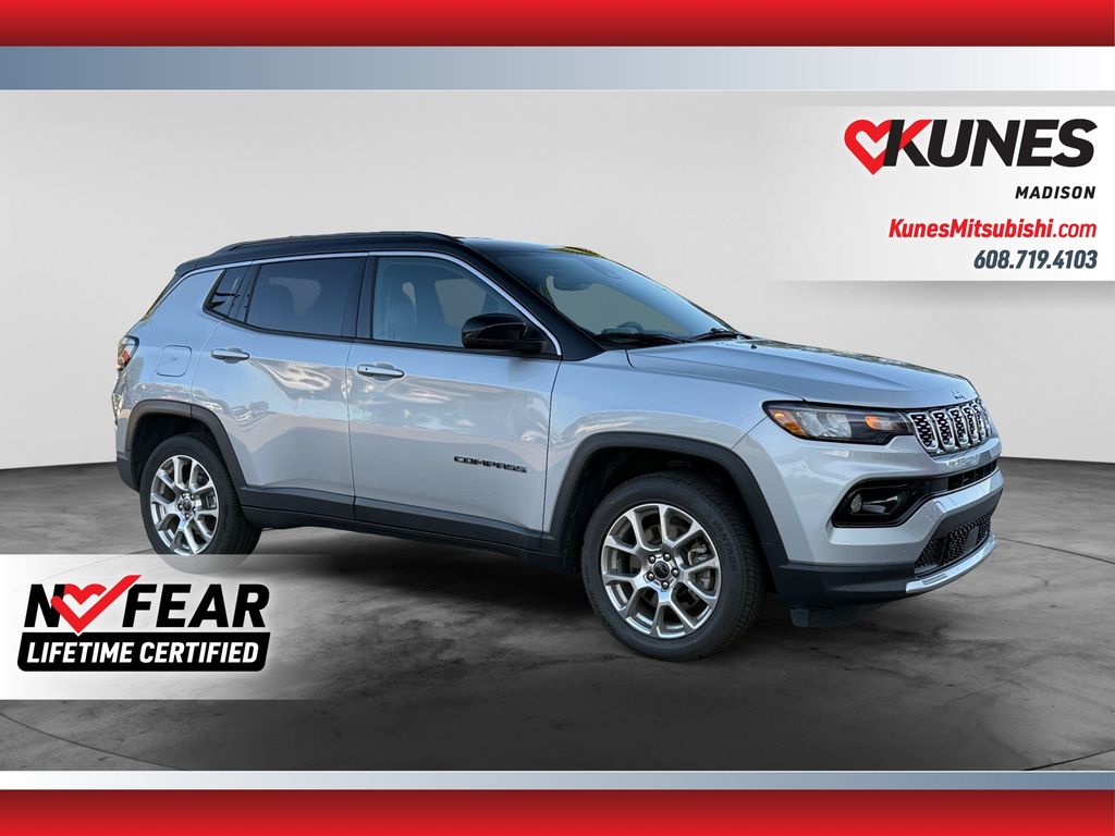 Silver Zynith Metallic Clearcoat 2025 Jeep Compass SUV / Crossover Four-Wheel Drive 8-Speed Automatic