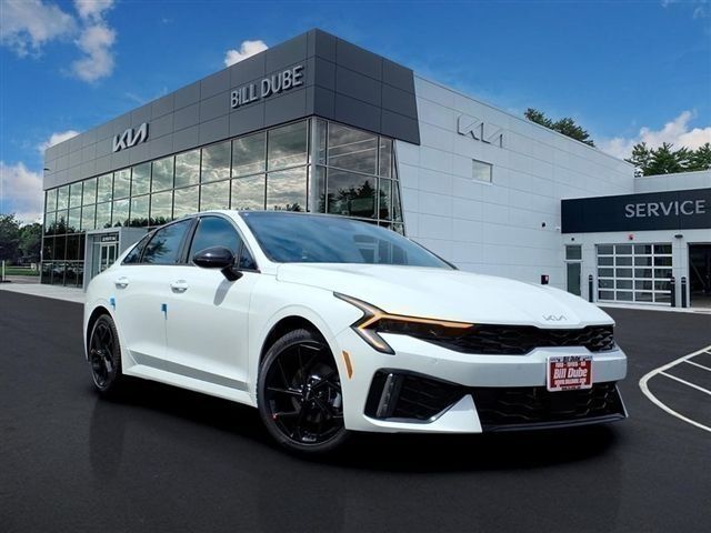 White 2026 Kia K5 Sedan Front-Wheel Drive 8-Speed Automatic