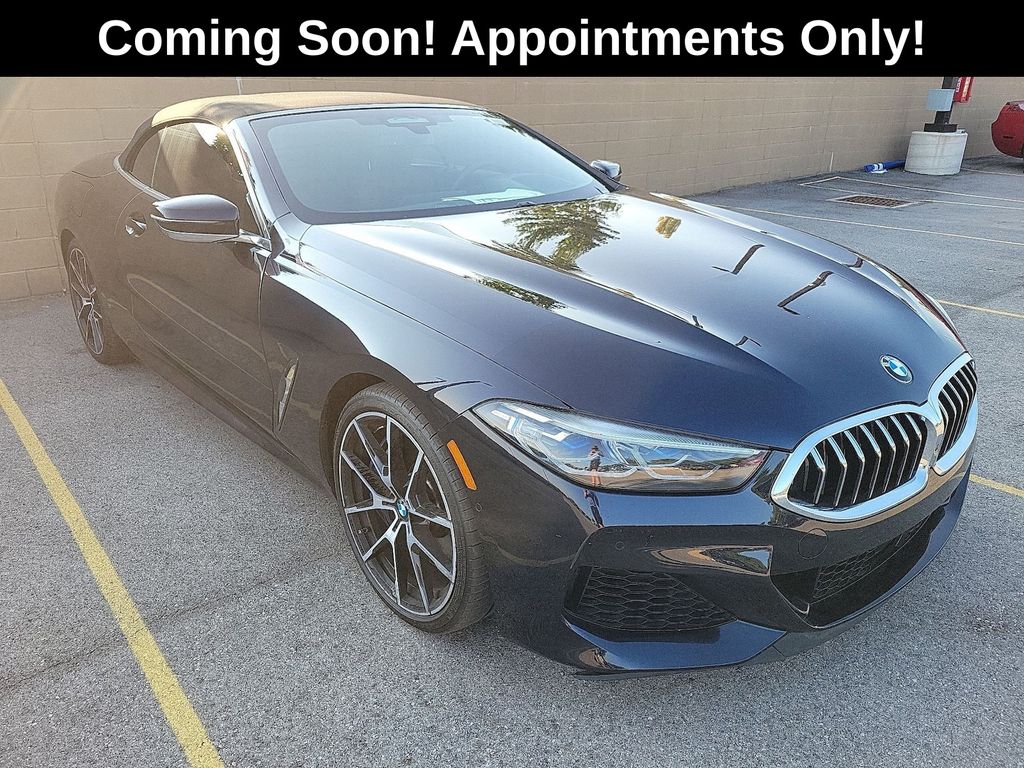 Carbon Black Metallic 2019 BMW 8 Series Convertible All-Wheel Drive 8-Speed Automatic