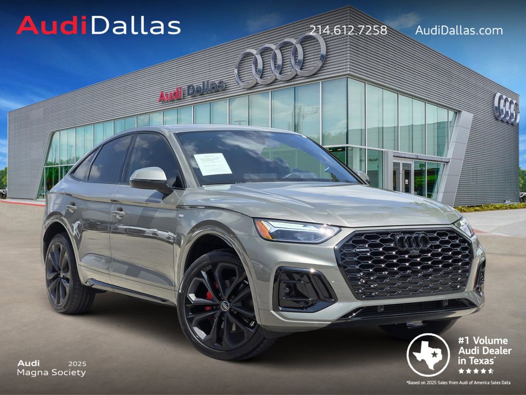 Chronos Gray Metallic 2025 Audi Q5 Sportback quattro Premium Plus S Line 45 TFSI Sedan All-Wheel Drive 7-Speed Automatic