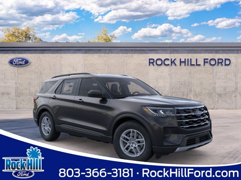 Agate Black Metallic 2026 Ford Explorer SUV / Crossover Rear-Wheel Drive Automatic