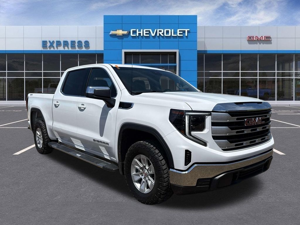Summit White 2024 GMC Sierra 1500 Pickup Truck Four-Wheel Drive 8-Speed Automatic