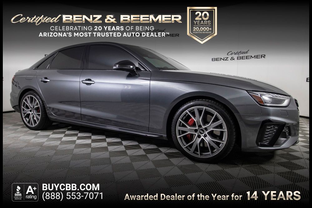 Gray 2023 Audi S4 Sedan All-Wheel Drive 8-Speed Automatic