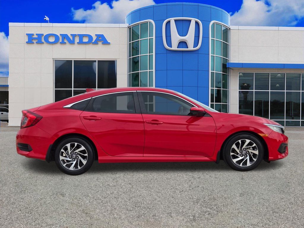 Used 2018 Honda Civic EX with VIN 2HGFC2F73JH595281 for sale in Weatherford, TX