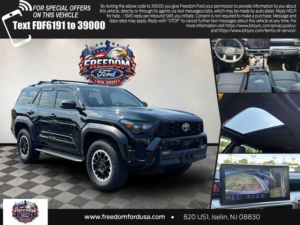 Black 2025 Toyota 4Runner SUV / Crossover Four-Wheel Drive 8-Speed Automatic