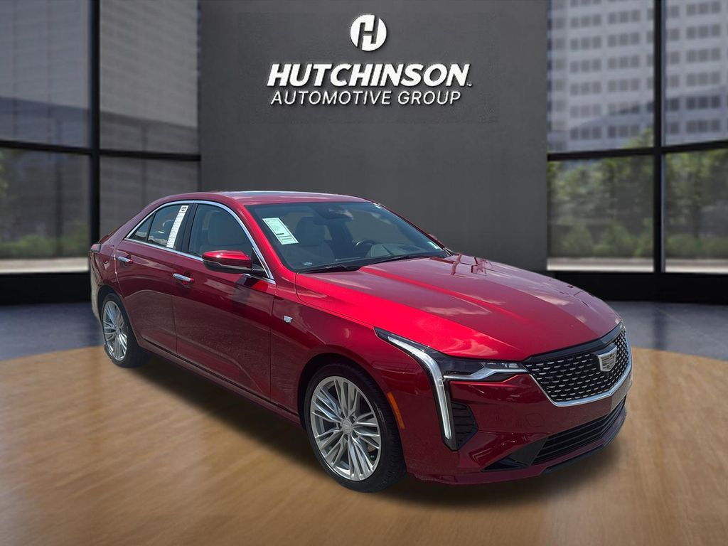 Radiant Red Tintcoat 2025 Cadillac CT4 Premium Luxury RWD Sedan Rear-Wheel Drive 8-Speed Automatic