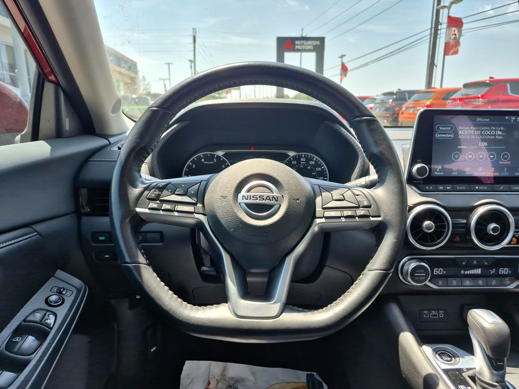 2023 Nissan Sentra SV Red at Texan Dodge Chrysler Jeep Ram