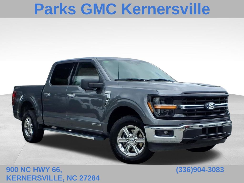 Gray Metallic 2024 Ford F-150 Pickup Truck Four-Wheel Drive Automatic