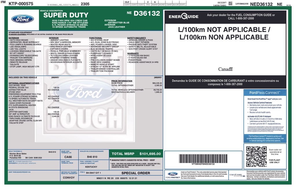 2022 Ford F-450 Super Duty King Ranch