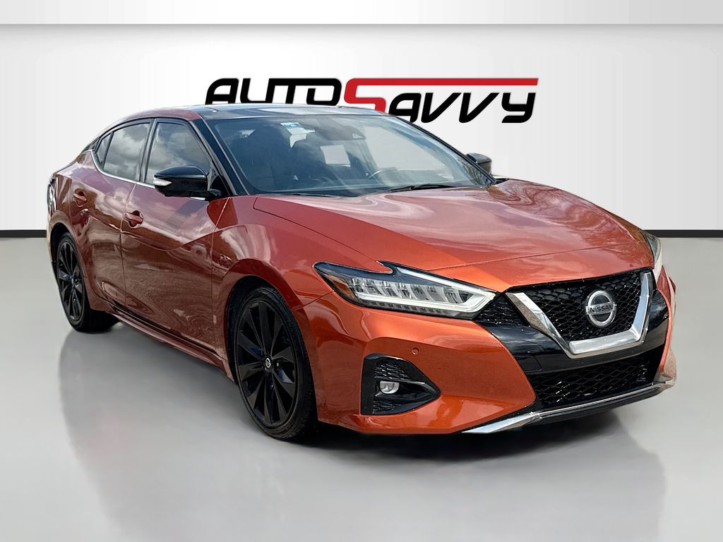 2022 Nissan Maxima SR Orange at AutoSavvy Houston Northwest