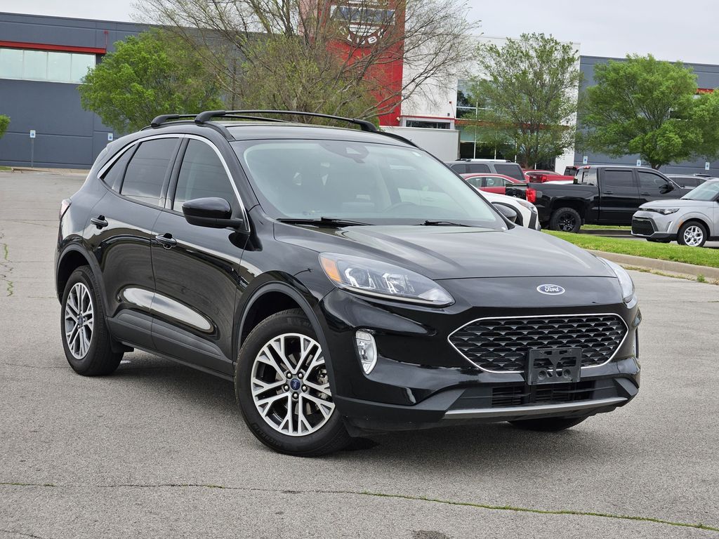 Agate Black Metallic 2022 Ford Escape SEL AWD SUV / Crossover All-Wheel Drive 8-Speed Automatic