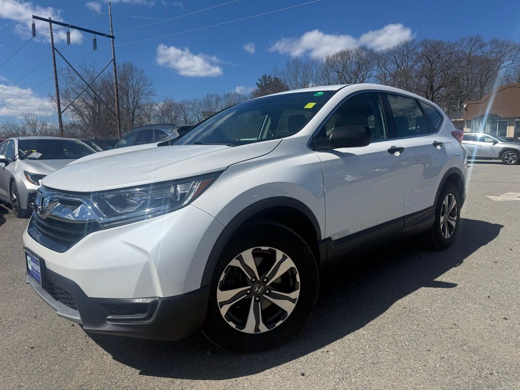 White 2019 Honda CR-V LX AWD SUV / Crossover All-Wheel Drive Continuously Variable Transmission