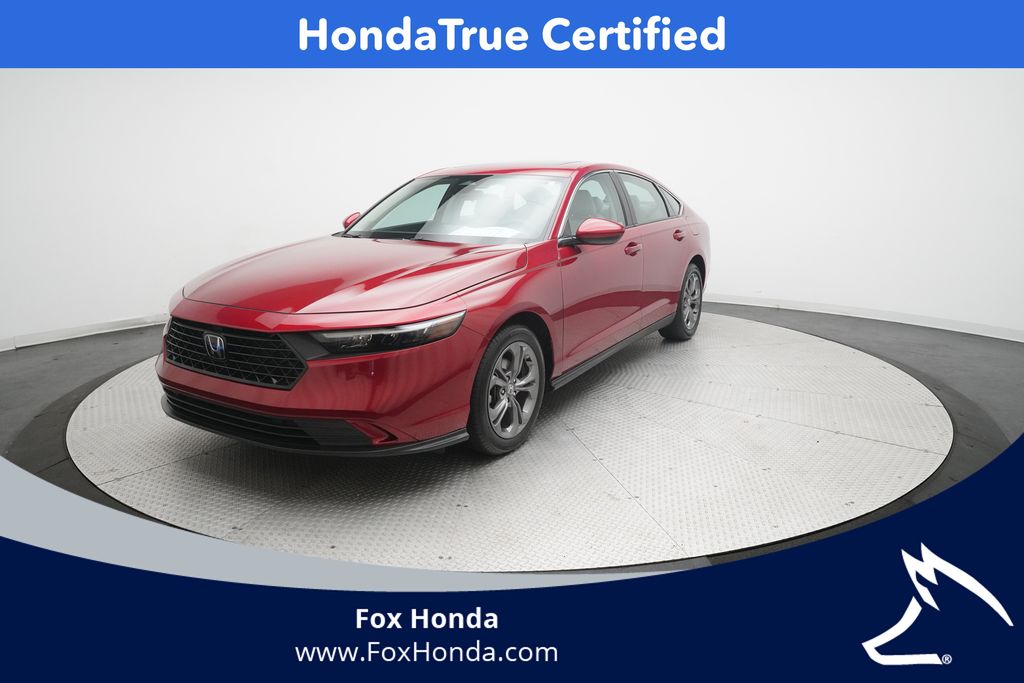 Radiant Red Metallic 2024 Honda Accord Sedan Front-Wheel Drive Continuously Variable Transmission