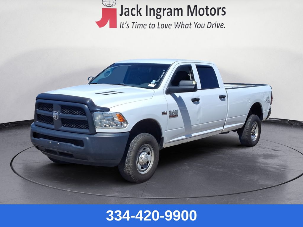 Bright White Clearcoat 2017 RAM 2500 Tradesman Crew Cab LB 4WD Pickup Truck Four-Wheel Drive 6-Speed Automatic