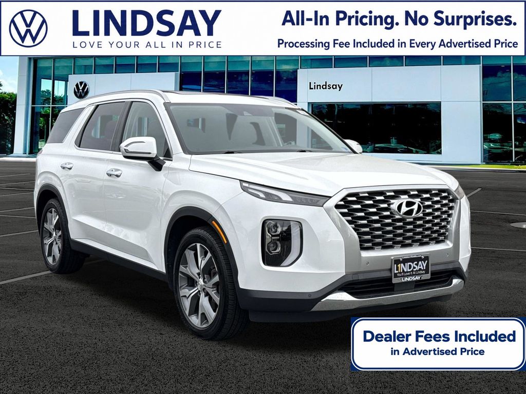 Hyper White 2022 Hyundai Palisade SEL FWD SUV / Crossover Front-Wheel Drive 8-Speed Automatic