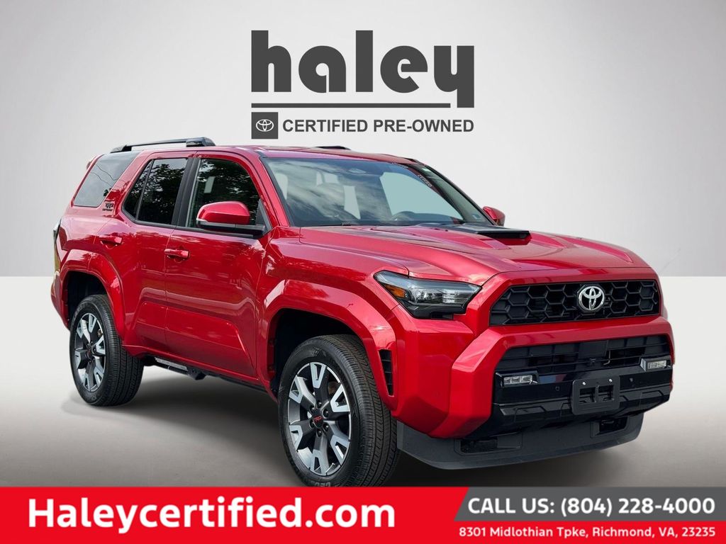 Red 2025 Toyota 4Runner SUV / Crossover Four-Wheel Drive 8-Speed Automatic